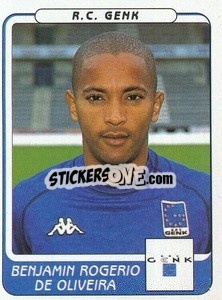 Sticker Benjamin Rogerio De Oliveira - Football Belgium 2001-2002 n. 142 - Panini