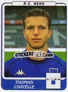 Sticker thomas Chatelle - Football Belgium 2001-2002 n. 143 - Panini