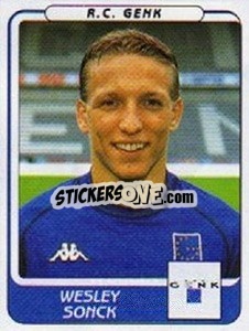 Sticker Wesley Sonck - Football Belgium 2001-2002 n. 145 - Panini