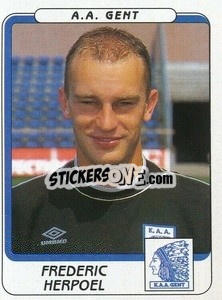 Figurina Frederic Herpoel - Football Belgium 2001-2002 n. 150 - Panini