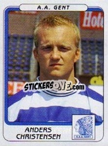 Sticker Anders Christensen - Football Belgium 2001-2002 n. 152 - Panini
