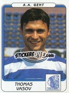 Sticker Thomas Vasov - Football Belgium 2001-2002 n. 154 - Panini