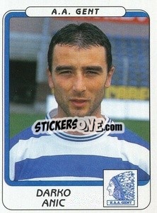 Figurina Darko Anic - Football Belgium 2001-2002 n. 163 - Panini