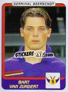 Figurina Bart van Zundert - Football Belgium 2001-2002 n. 171 - Panini