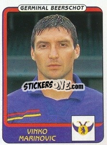 Sticker Vinko Marinovic - Football Belgium 2001-2002 n. 173 - Panini