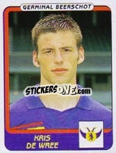 Sticker Kris de Wree - Football Belgium 2001-2002 n. 176 - Panini