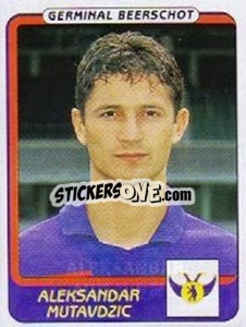 Sticker Aleksander Mutavdzic - Football Belgium 2001-2002 - Panini