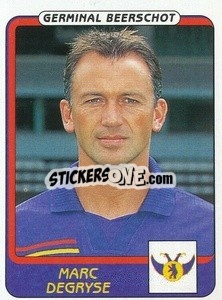 Sticker Marc Degryse - Football Belgium 2001-2002 n. 183 - Panini