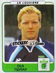 Sticker Ola Tidman - Football Belgium 2001-2002 n. 190 - Panini