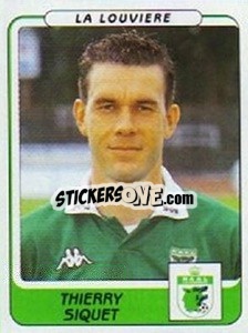 Sticker Thierry Siquet - Football Belgium 2001-2002 n. 192 - Panini