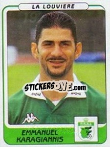 Figurina Emmanuel Karagiannis - Football Belgium 2001-2002 n. 197 - Panini