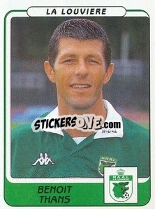 Sticker Benoit Thans - Football Belgium 2001-2002 n. 202 - Panini