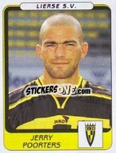Sticker Jerry Poorters - Football Belgium 2001-2002 n. 216 - Panini
