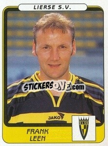 Figurina Frank Leen - Football Belgium 2001-2002 n. 218 - Panini