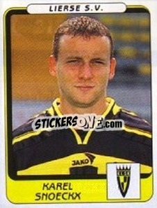 Sticker Karel Snoeckx - Football Belgium 2001-2002 n. 219 - Panini