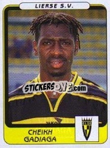 Cromo Cheikh Gadiaga - Football Belgium 2001-2002 - Panini