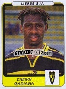 Sticker Cheikh Gadiaga - Football Belgium 2001-2002 n. 221 - Panini