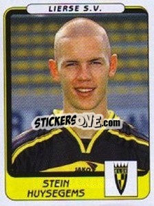 Figurina Stein Huysegens - Football Belgium 2001-2002 n. 223 - Panini