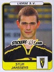 Sticker Stijn Janssens - Football Belgium 2001-2002 n. 224 - Panini