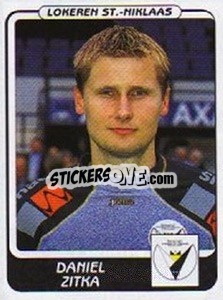 Sticker Daniel Zitka - Football Belgium 2001-2002 n. 230 - Panini