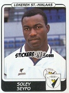 Sticker Soley Seyfo - Football Belgium 2001-2002 n. 232 - Panini