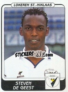 Cromo Steven de Geest - Football Belgium 2001-2002 n. 233 - Panini
