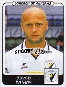 Sticker Suvad Katana - Football Belgium 2001-2002 n. 234 - Panini