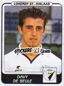 Cromo Davy de Beule - Football Belgium 2001-2002 n. 238 - Panini