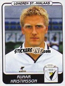 Cromo Runar Kristinsson - Football Belgium 2001-2002 n. 243 - Panini