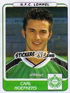 Sticker Carl Hoefkens - Football Belgium 2001-2002 n. 254 - Panini