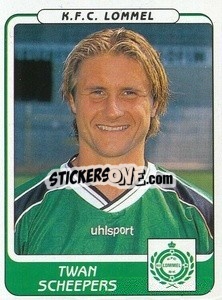 Sticker Twan Scheepers - Football Belgium 2001-2002 n. 264 - Panini