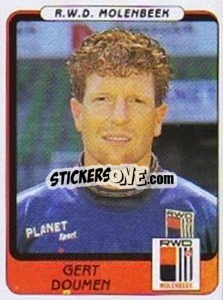Sticker Gert Doumen - Football Belgium 2001-2002 - Panini