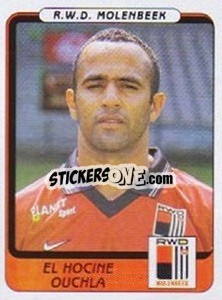 Sticker El Hocine Ouchla - Football Belgium 2001-2002 n. 276 - Panini
