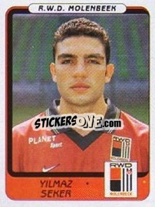 Sticker Yilmaz Seker - Football Belgium 2001-2002 n. 277 - Panini
