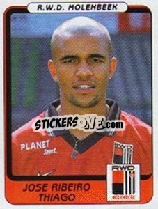 Cromo Jose Ribeiro Thiago - Football Belgium 2001-2002 n. 281 - Panini