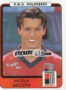 Sticker Nicola Wellens - Football Belgium 2001-2002 n. 282 - Panini