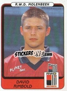 Sticker David Rimbold - Football Belgium 2001-2002 n. 284 - Panini
