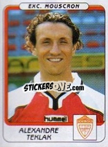 Sticker Alexandre Teklak - Football Belgium 2001-2002 n. 291 - Panini