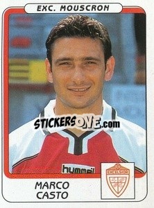 Sticker Marco Casto - Football Belgium 2001-2002 n. 298 - Panini