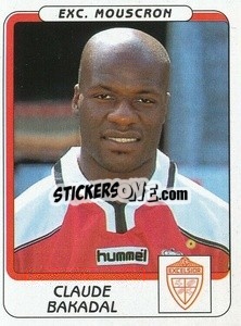Sticker Claude Bakadal - Football Belgium 2001-2002 n. 306 - Panini