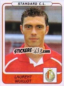 Sticker Laurent Wuillot - Football Belgium 2001-2002 n. 314 - Panini