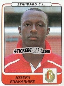 Sticker Joseph Enakarhire - Football Belgium 2001-2002 n. 315 - Panini