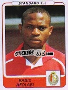 Sticker Rabiu Afolabi - Football Belgium 2001-2002 n. 316 - Panini
