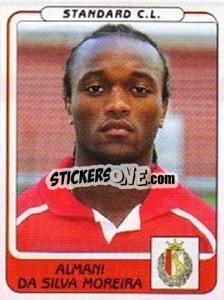 Sticker Almani Da Silva Moreira - Football Belgium 2001-2002 n. 319 - Panini