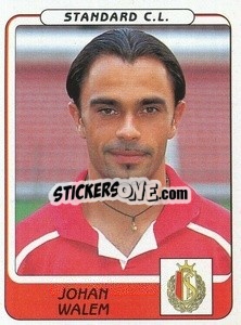 Sticker Johan Walem - Football Belgium 2001-2002 n. 320 - Panini