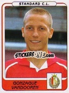 Cromo Gonzague Vandooren - Football Belgium 2001-2002 n. 323 - Panini
