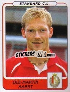 Sticker Ole-Martin aarst - Football Belgium 2001-2002 n. 326 - Panini
