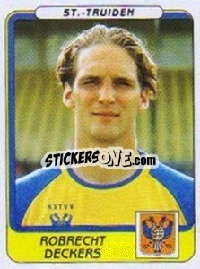 Sticker Robrecht Deckers - Football Belgium 2001-2002 n. 332 - Panini