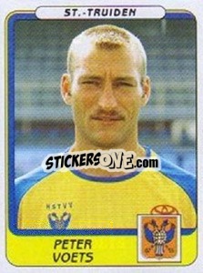 Sticker Peter Voets - Football Belgium 2001-2002 n. 333 - Panini