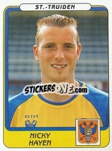 Sticker Nicky Hayen - Football Belgium 2001-2002 n. 335 - Panini